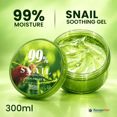Tenzero 99% Moisture Snail Soothing Gel - 300ml
